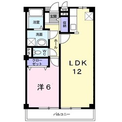 尾崎駅 徒歩13分 2階の物件間取画像